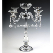 Candelabro de cristal para la decoración y favores de la boda SH058B